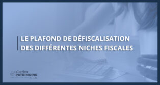 Le plafond de défiscalisation des différentes niches fiscales