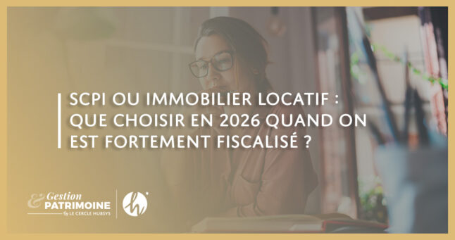 SCPI ou immobilier locatif : que choisir en 2026 quand on est fortement fiscalisé ?